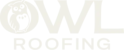 Owl Roofing logo featuring an owl graphic, representing the roofing service provider and job opportunity for a Customer Service Representative.