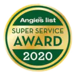 Angie's List Super Service Award 2020 Winner Badge
