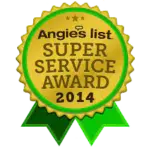 Angie's List Super Service Award 2014 Winner Badge