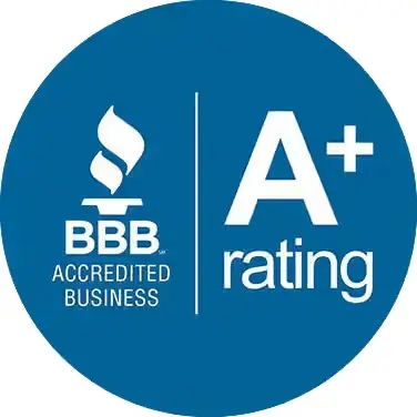Better Business Bureau BBB Accredited Business A+ Rating Badge