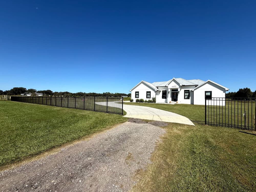 Aluminum Fence Installation In Lakeland By Family Fence Company