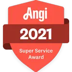 Angi Super Service Award 2021 Winner Badge