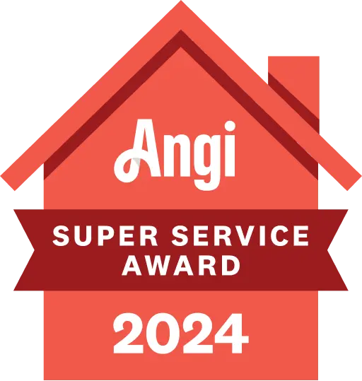 Angi Super Service Award 2024 Winner Badge