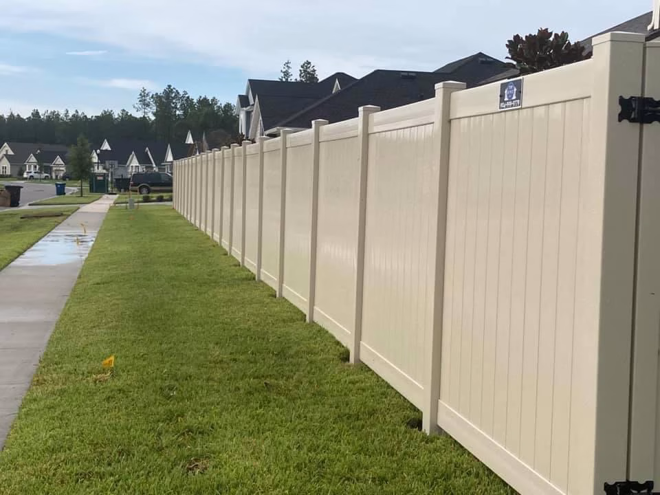Vinyl Fence