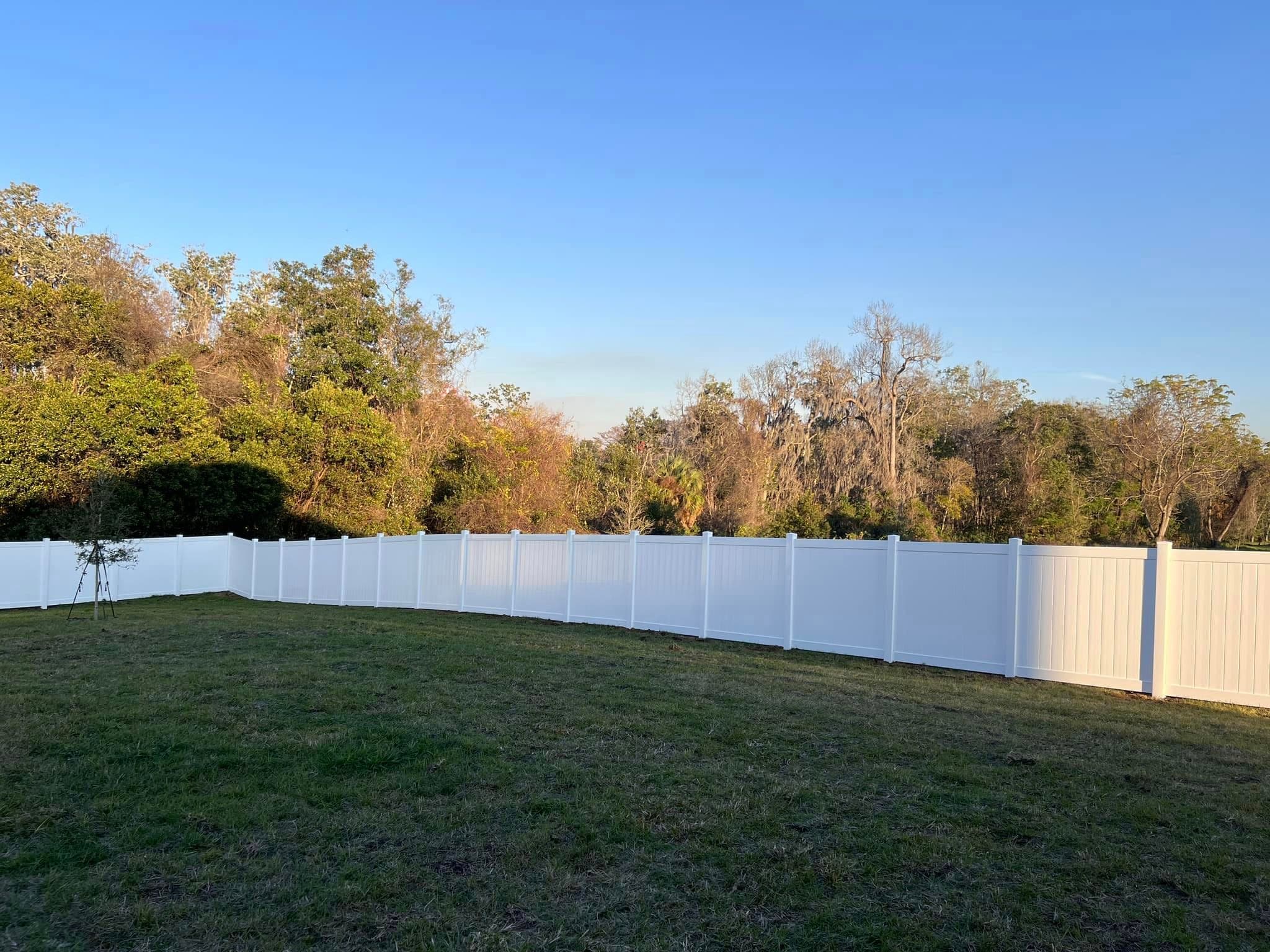 Vinyl Fence