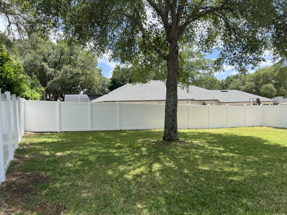 Vinyl Fence