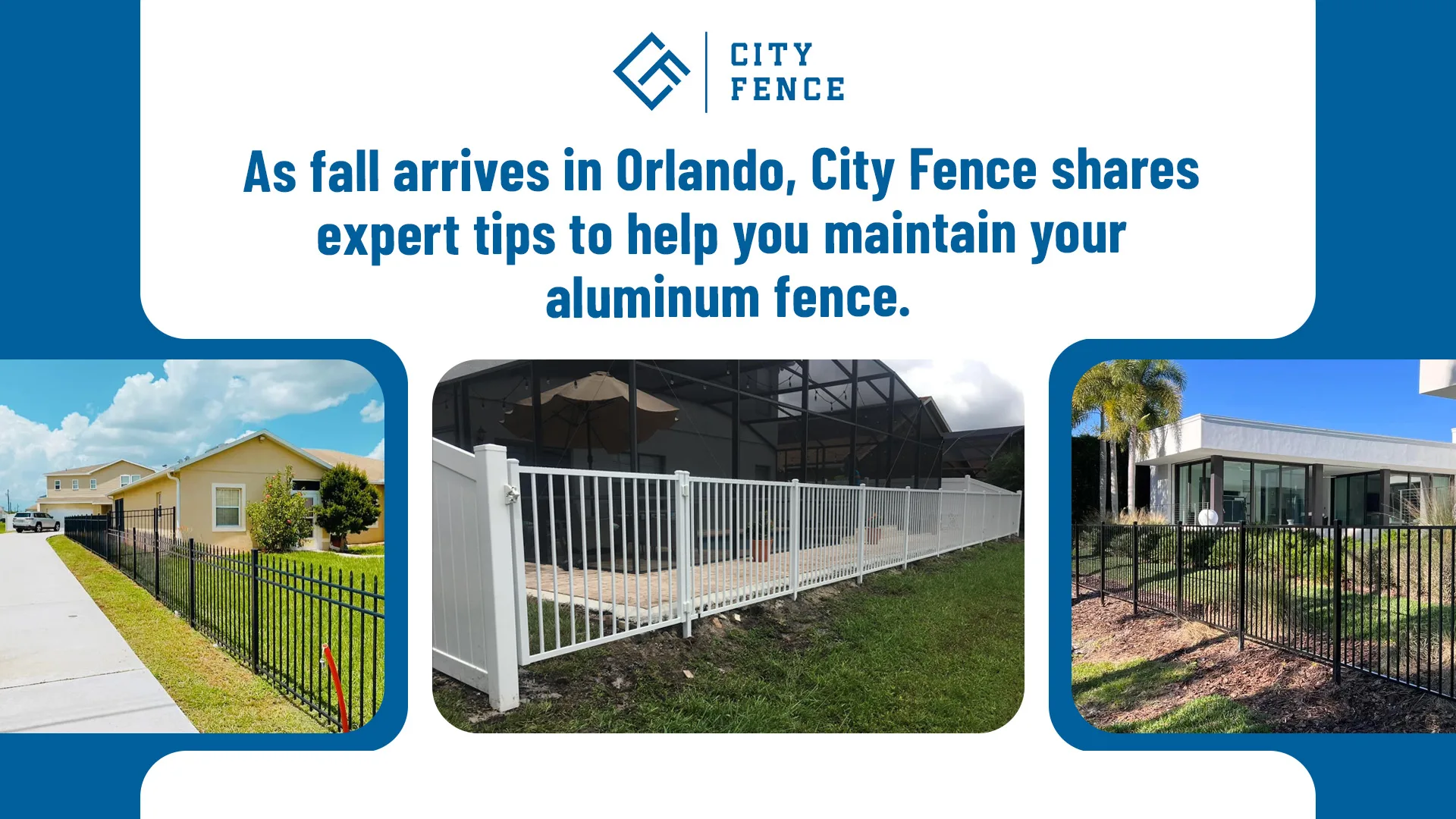 residential aluminum fencing