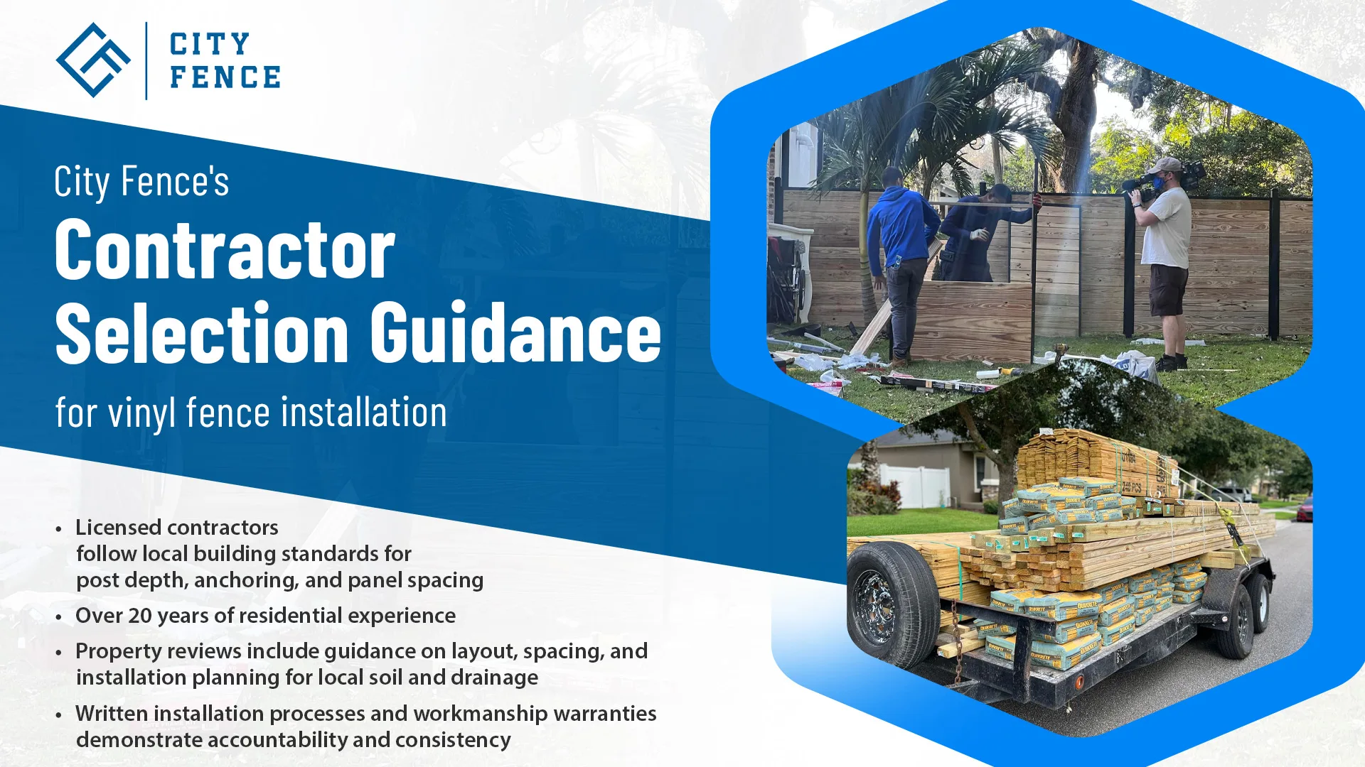 vinyl fence installation in Orlando