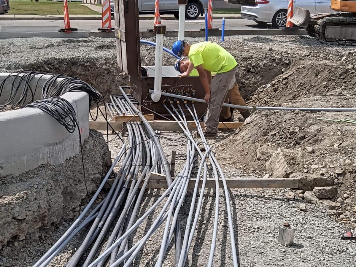 Installing underground electrical systems