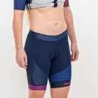 Ladies Prismatic Trine Shorts. Designed and manufactured by Enjoy cycling apparel.