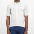 Mens Bad Student white coloured Supremium Cycle Top. Designed and manufactured by Enjoy cycling apparel.