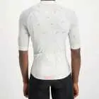 Mens Bad Student white coloured ProXision Cycle Top. Designed and manufactured by Enjoy cycling apparel.