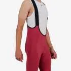 3qtr view of the Enjoy ProXision mens cargo bib short in the bossanova colourway made by enjoy.cc