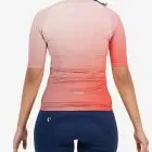 Back view of the womens rose Supremium cycling jersey design made by Enjoy.cc