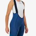 3qtr view of the Enjoy ProXision womens cargo bib short in the sebino colourway made by enjoy.cc