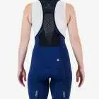 Back view of the Enjoy ProXision womens cargo bib short in the navy colourway made by enjoy.cc