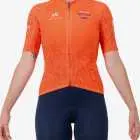 Front view of the Women's Supremium cycling jersey for the Weekend Warrior MTB stage race.