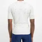 Mens Bad Student white coloured Supremium Cycle Top. Designed and manufactured by Enjoy cycling apparel.