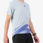Side view of the Enjoy men's Activ Tee in Blue made by Enjoy.cc