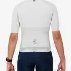Back view of the Climber men's cycling jersey in a cream colour block design made by enjoy.cc