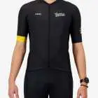 Front view of the men's Supremium cycling jersey in the 2025 Canola Roller design by Enjoy.cc