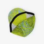 Flatlay back view of a DriFit unisex casquette in lichen colour Warp design made by enjoy.cc