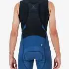 Back view of the Enjoy men's fleeced base layer in black with vinyl detailing made by Enjoy.cc