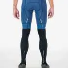 Back view of the Enjoy men's fleeced leg warmer with reflective detailing made by Enjoy.cc