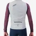 Back view of the scruncher Men's cycling gilet in a arctic colour way by Enjoy.cc