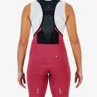 Back view of the Enjoy ProXision womens cargo bib short in the bossanova colourway made by enjoy.cc