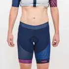 Ladies Prismatic Trine Shorts. Designed and manufactured by Enjoy cycling apparel.
