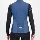 Back of the ladies winter cycling gilet in the navy Semester design made by Enjoy.cc