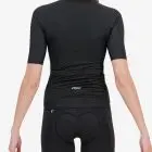 Back view of the mens black Supremium cycling jersey design made by Enjoy.cc