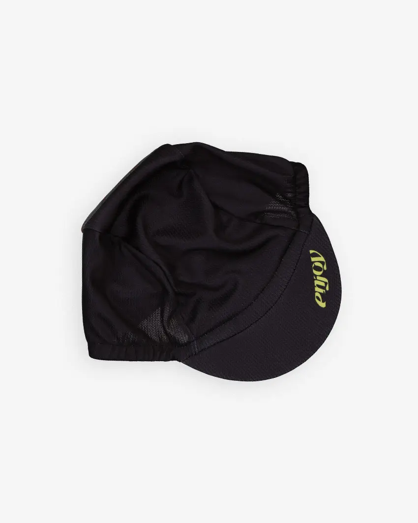 Flatlay top view of a DriFit unisex casquette in dark colour Vasbyt design made by enjoy.cc
