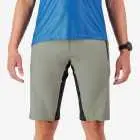 Front view of the Enjoy men's Aline Trail Shorts in Olive made by Enjoy.cc