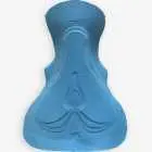 Front view of the chamois in the Enjoy womens ProXision bib short. Available at Enjoy.cc