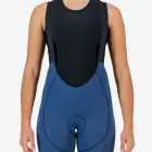 Front view of the Enjoy women's fleeced baselayer in black with vinyl detailing made by Enjoy.cc