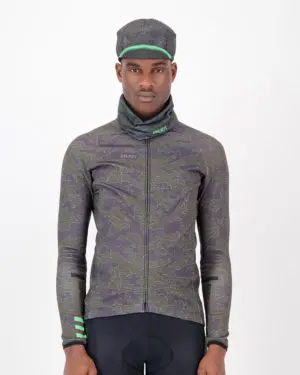 Bottom of the mens retro cycling cap in the Sir Yes Sir design made by enjoy.cc
