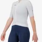 Side view of the Women's ProXision cycling jersey for in an Arctic colour way by enjoy.cc