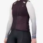 Side view of the Thermal womens cycling gilet in Petrol blue design by Enjoy.cc
