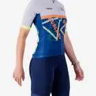 Side view of the Enjoy women's Supremium cycle jersey for the Maluti Double 90 made by Enjoy.cc