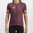Ladies Semester maroon coloured Supremium Cycle Top. Designed and manufactured by Enjoy cycling apparel.