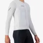 Side view of the ProXision men's long sleeve cycling jersey in an Arctic colour way by Enjoy.cc