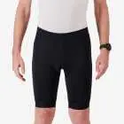 Front view of the Enjoy Dual men's cycle short with reflective detailing made by Enjoy.cc