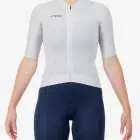 Front view of the Women's ProXision cycling jersey for in an Arctic colour way by enjoy.cc