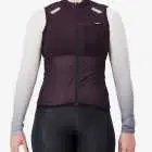 Front view of the Thermal womens cycling gilet in Petrol blue design by Enjoy.cc