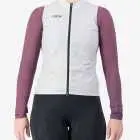 Front view of the scruncher women's cycling gilet in a arctic colour way by Enjoy.cc