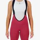 Front view of the Enjoy ProXision womens cargo bib short in the bossanova colourway made by enjoy.cc
