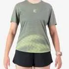 Front view of the Enjoy women's Activ Tee in Green made by Enjoy.cc
