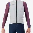 Front view of the scruncher Men's cycling gilet in a arctic colour way by Enjoy.cc